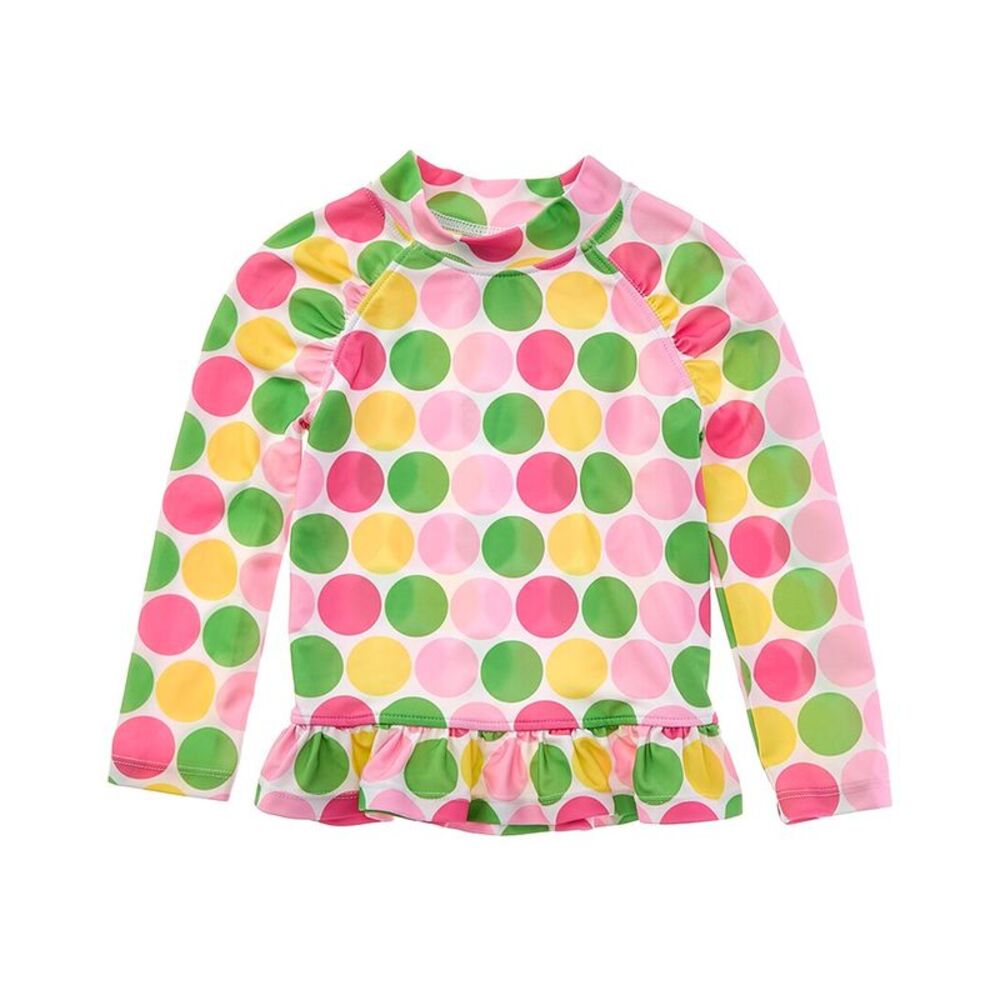 Flap Happy Girls Printed Top, Pink